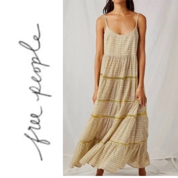 NWT FREE PEOPLE midnight dance maxi dress size s - Picture 2 of 5